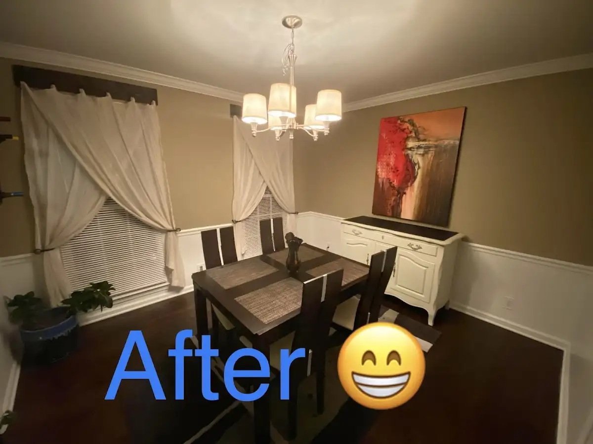 Professional dining room restoration after water damage in McCandless